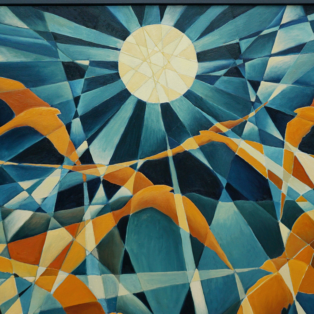 Art Deco Style Contemporary Oil on Canvas Painting by Vera Jefferson - Jeroen Markies Art Deco