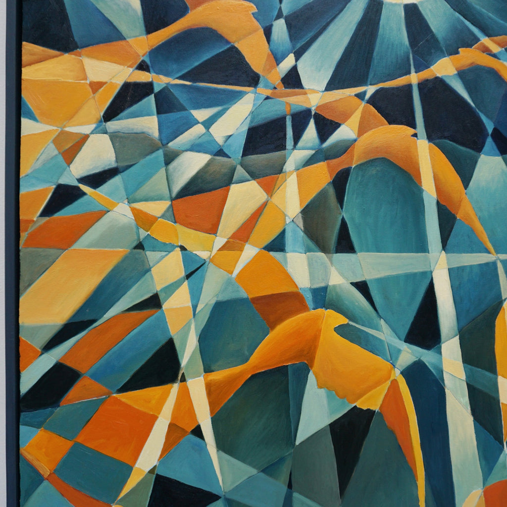 Art Deco Style Contemporary Oil on Canvas Painting by Vera Jefferson - Jeroen Markies Art Deco