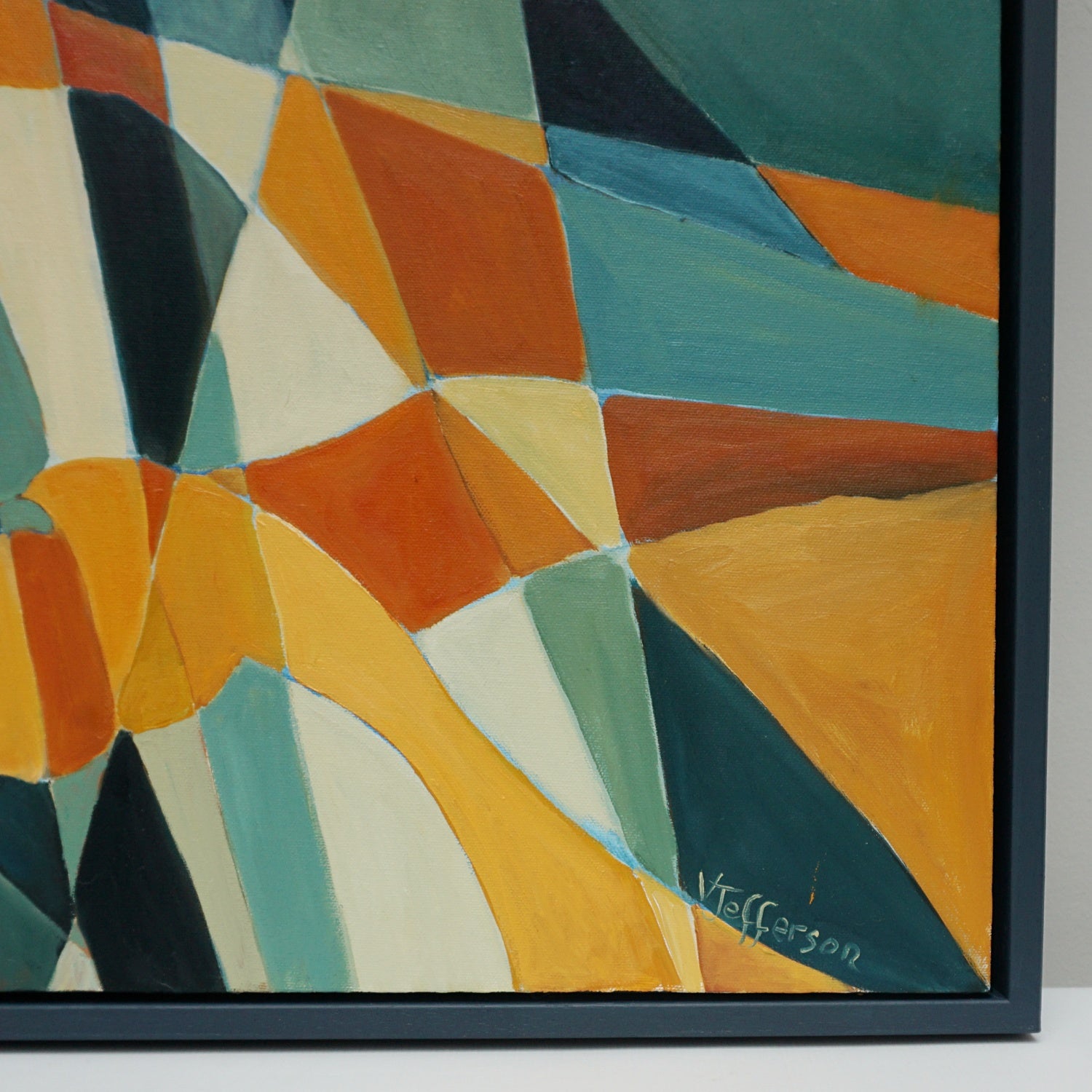 Art Deco Style Contemporary Oil on Canvas Painting by Vera Jefferson - Jeroen Markies Art Deco