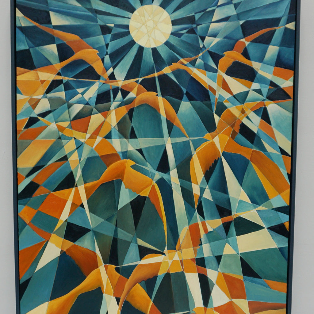 Art Deco Style Contemporary Oil on Canvas Painting by Vera Jefferson - Jeroen Markies Art Deco