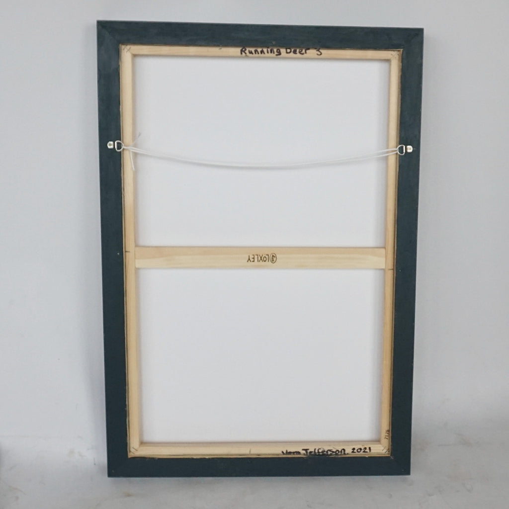 Vera Jefferson Running Deer Contemporary Oil on Canvas - Jeroen Markies Art Deco 