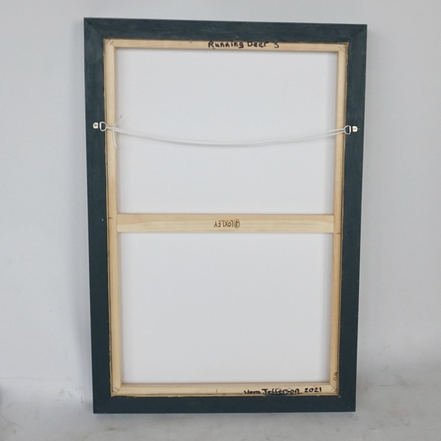 Vera Jefferson Running Deer Contemporary Oil on Canvas - Jeroen Markies Art Deco 