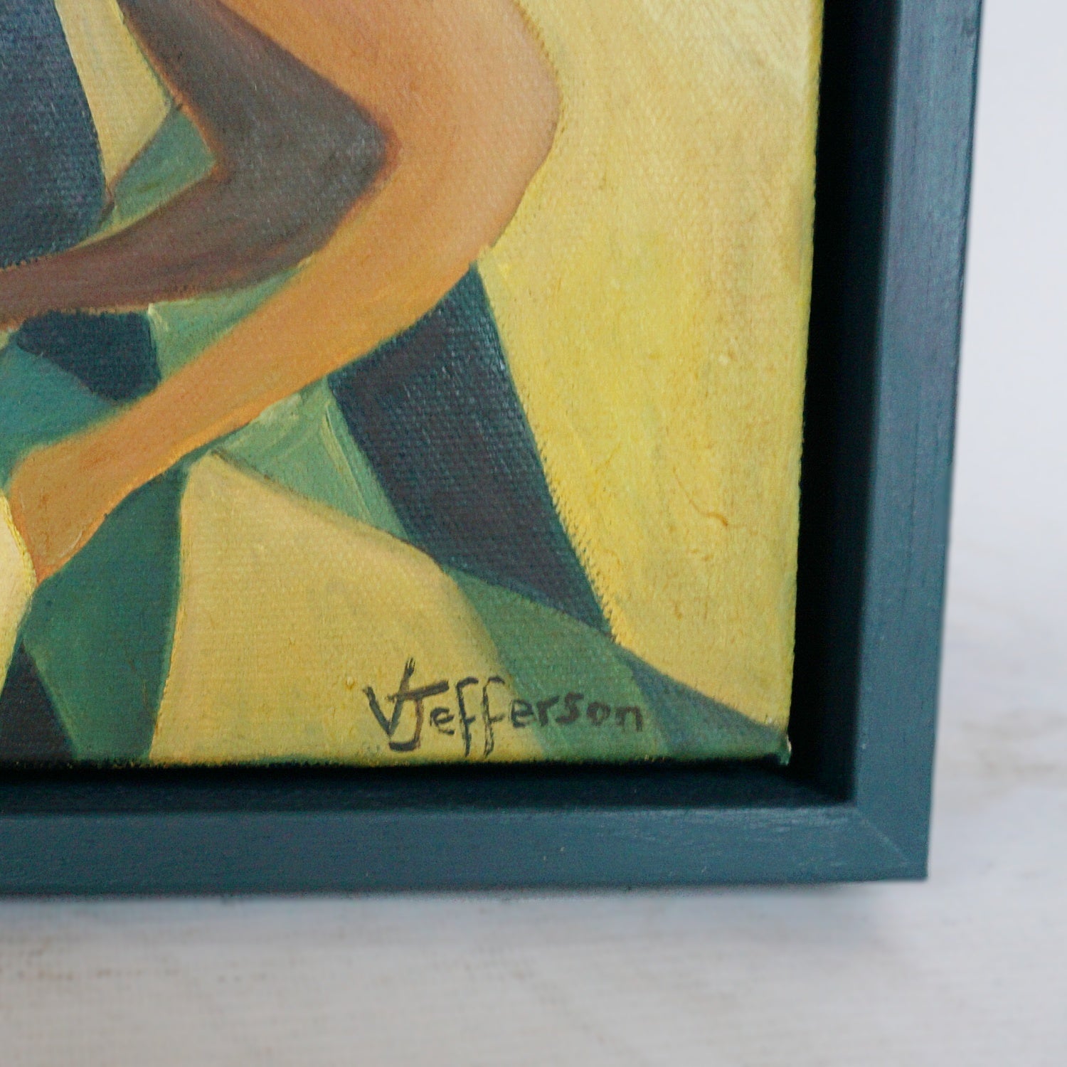 Vera Jefferson Running Deer Contemporary Oil on Canvas - Jeroen Markies Art Deco 
