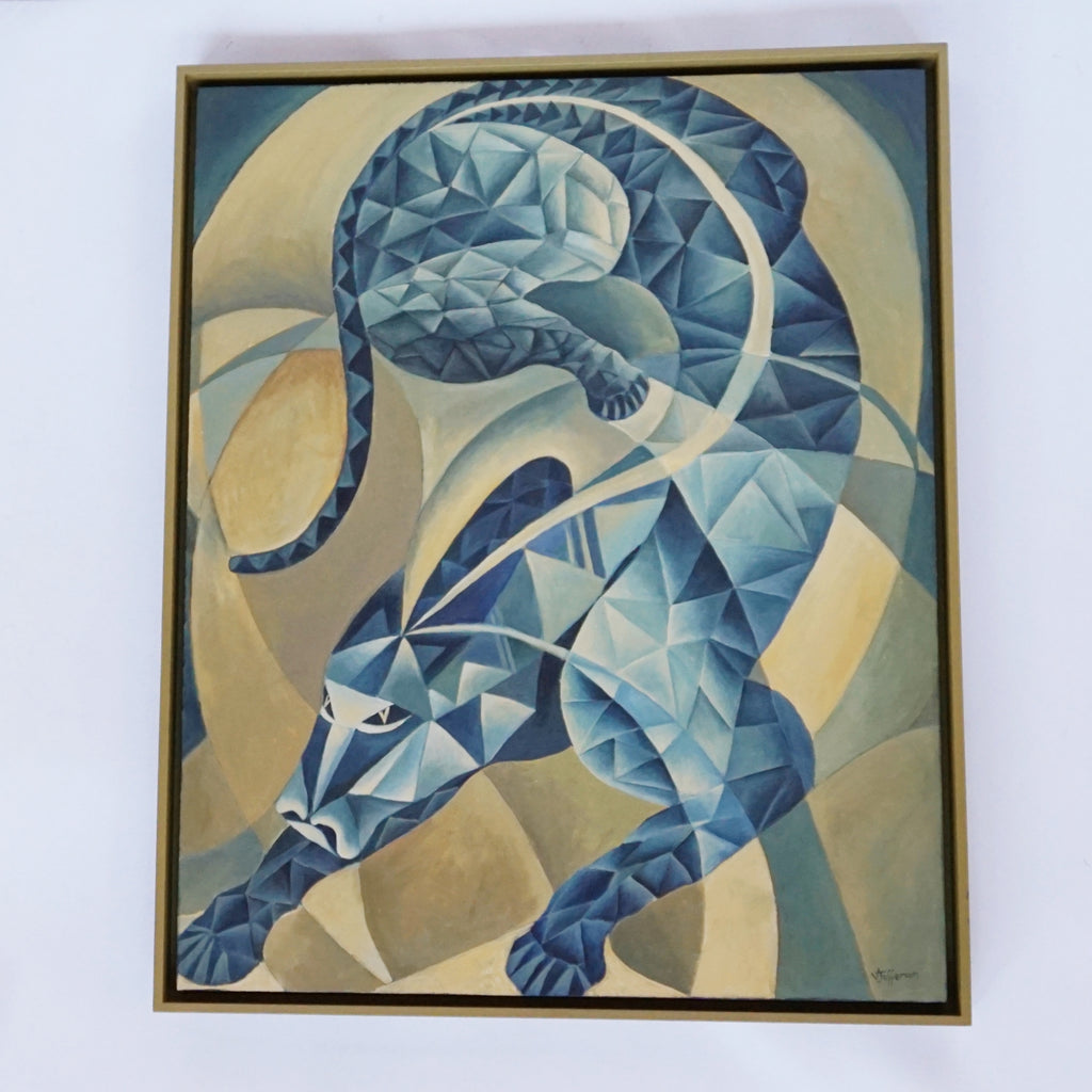 Art Deco Style Oil on Canvas Painting by Vera Jefferson - Jeroen Markies Art Deco