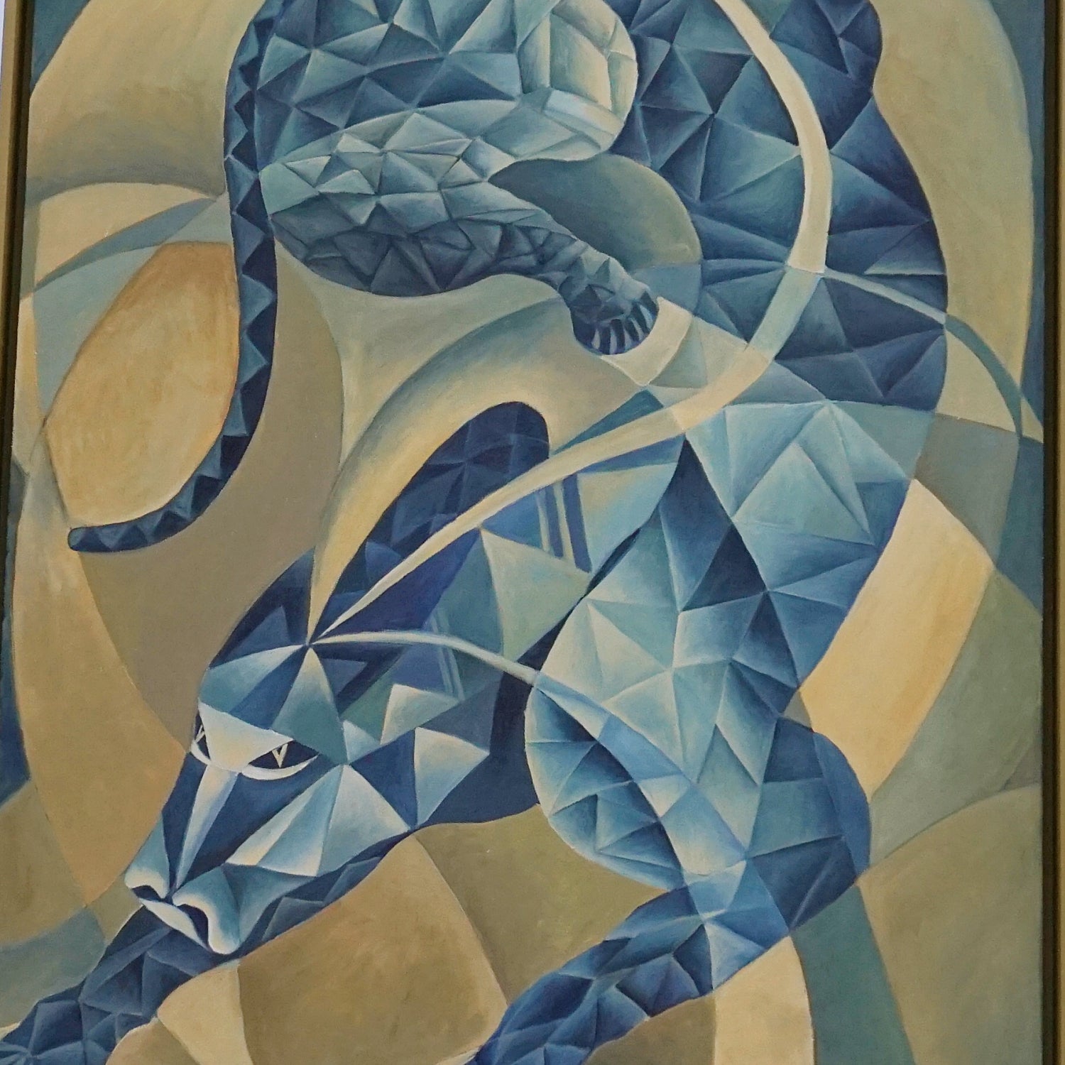 Art Deco Style Oil on Canvas Painting by Vera Jefferson - Jeroen Markies Art Deco