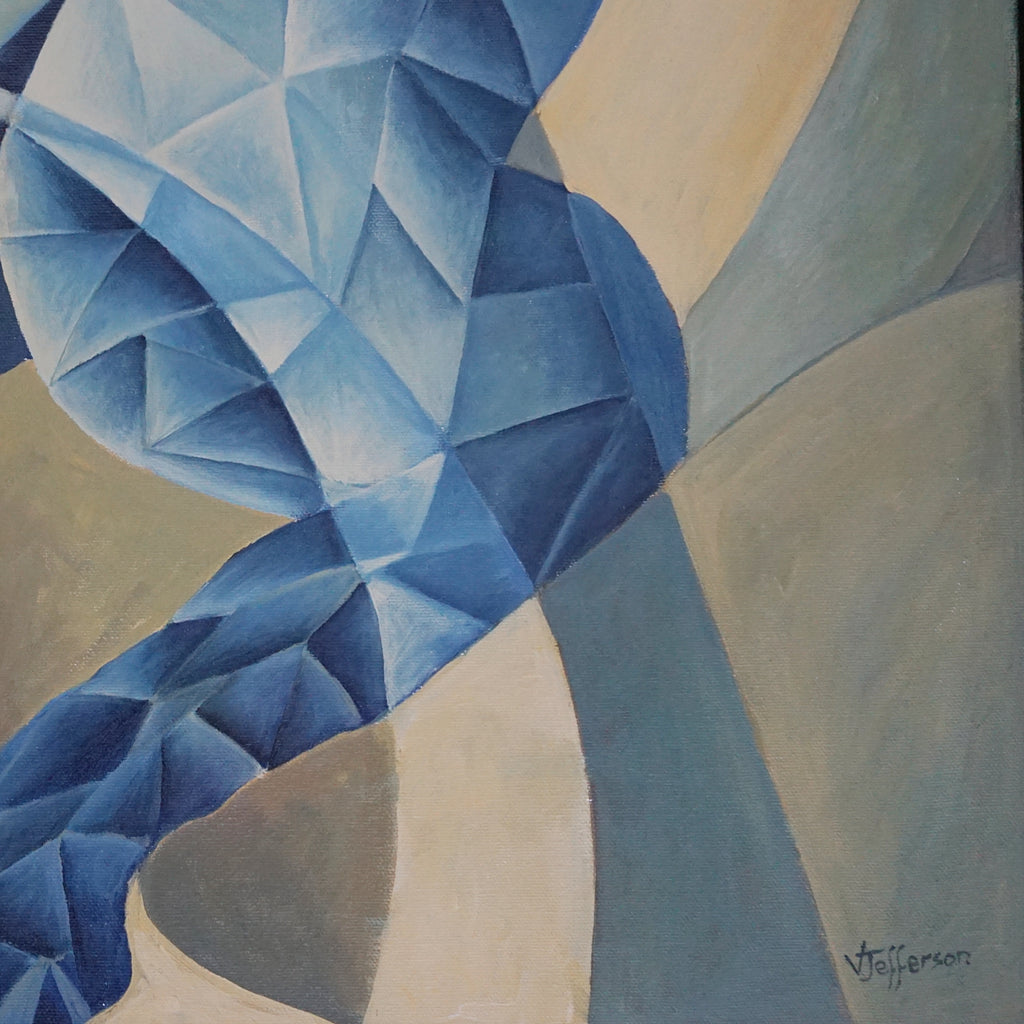 Art Deco Style Oil on Canvas Painting by Vera Jefferson - Jeroen Markies Art Deco