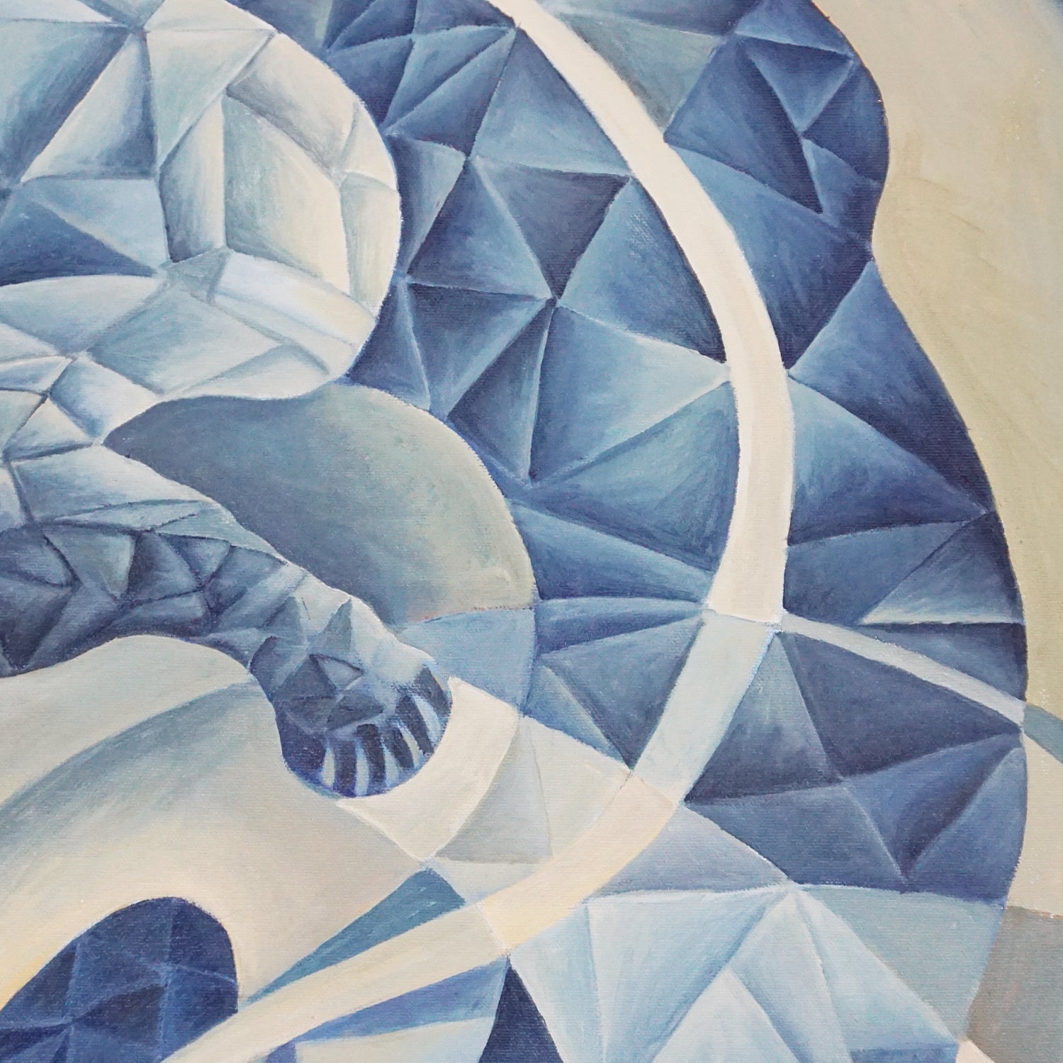 Art Deco Style Oil on Canvas Painting by Vera Jefferson - Jeroen Markies Art Deco