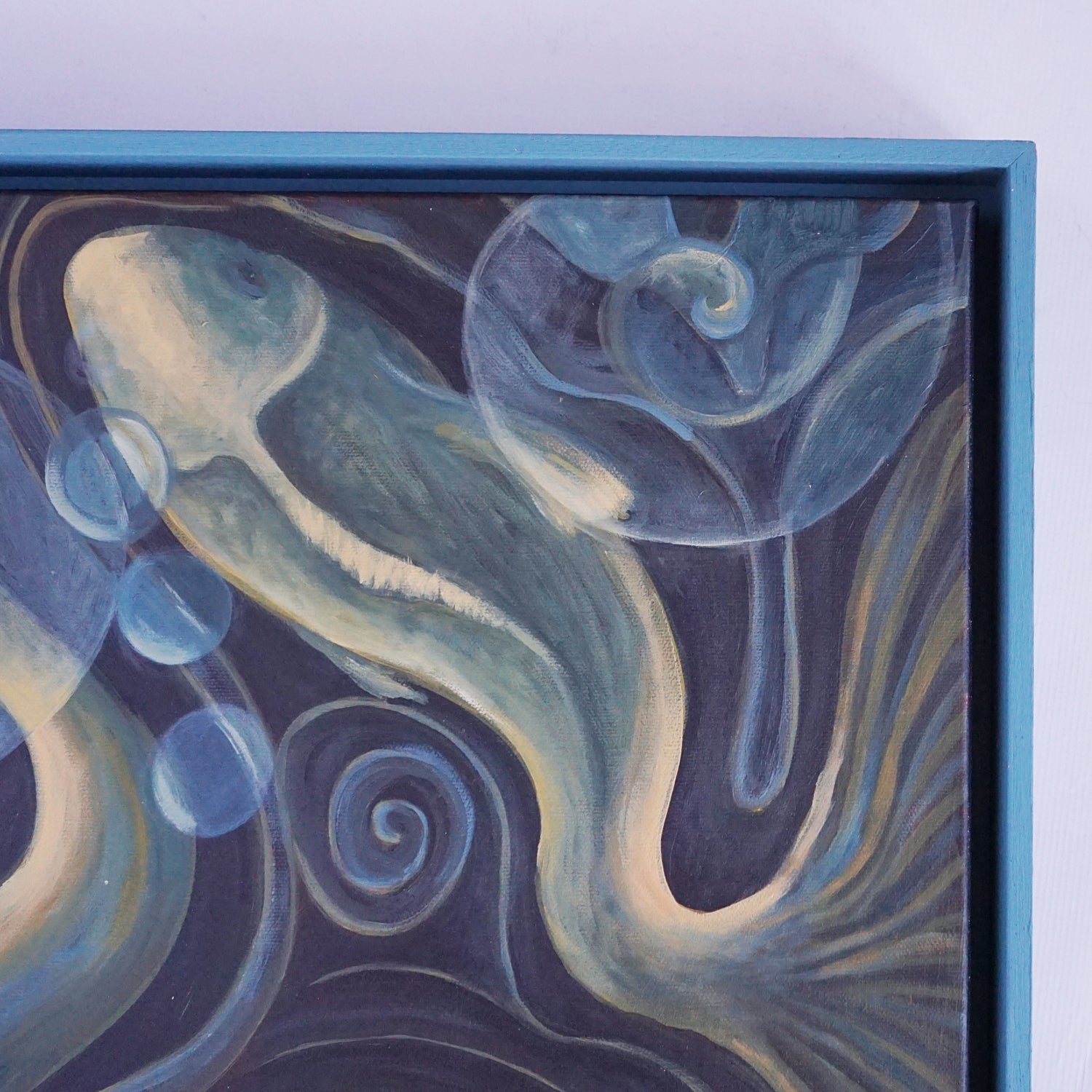 An Art Deco Style Painting of Koi Fish by Vera Jefferson - Jeroen Markies Art Deco