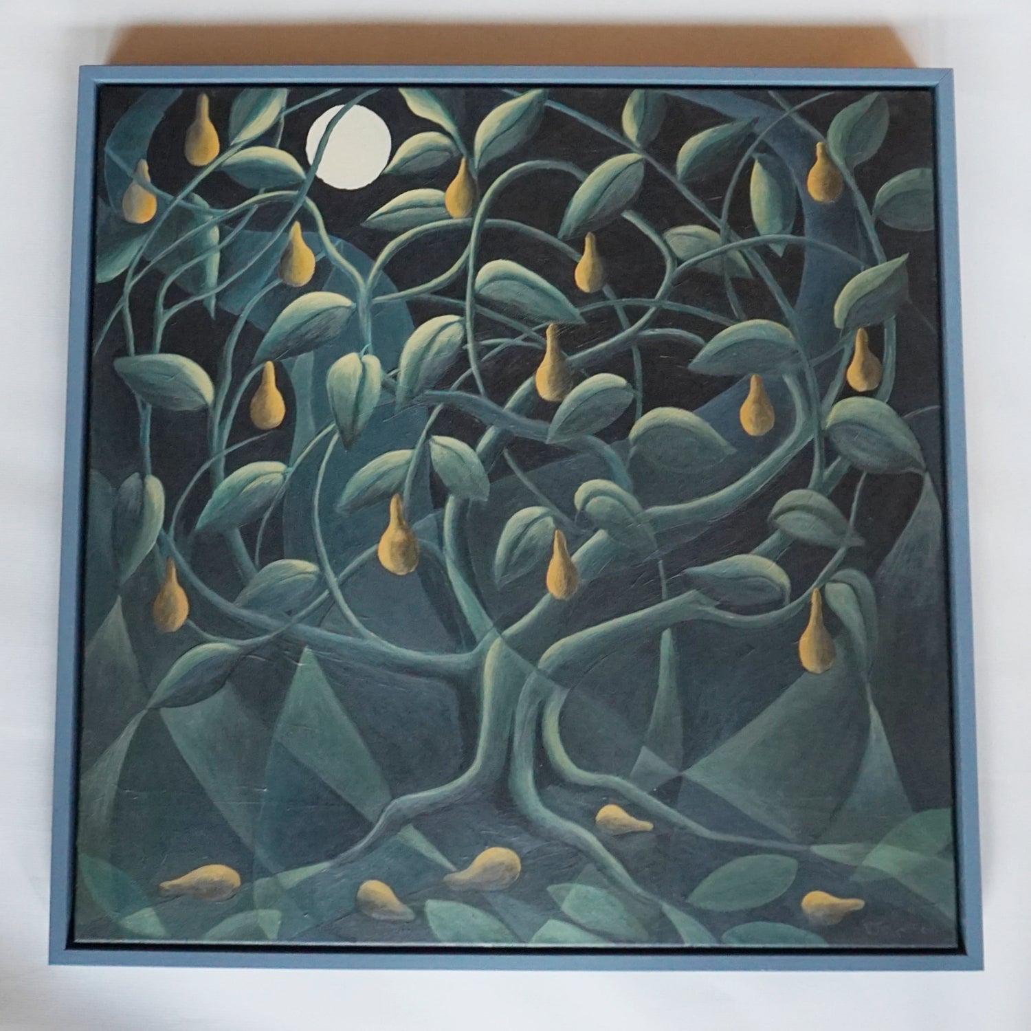 Pear Tree Oil on Canvas Contemporary Painting by Vera Jefferson - Jeroen Markies Art Deco