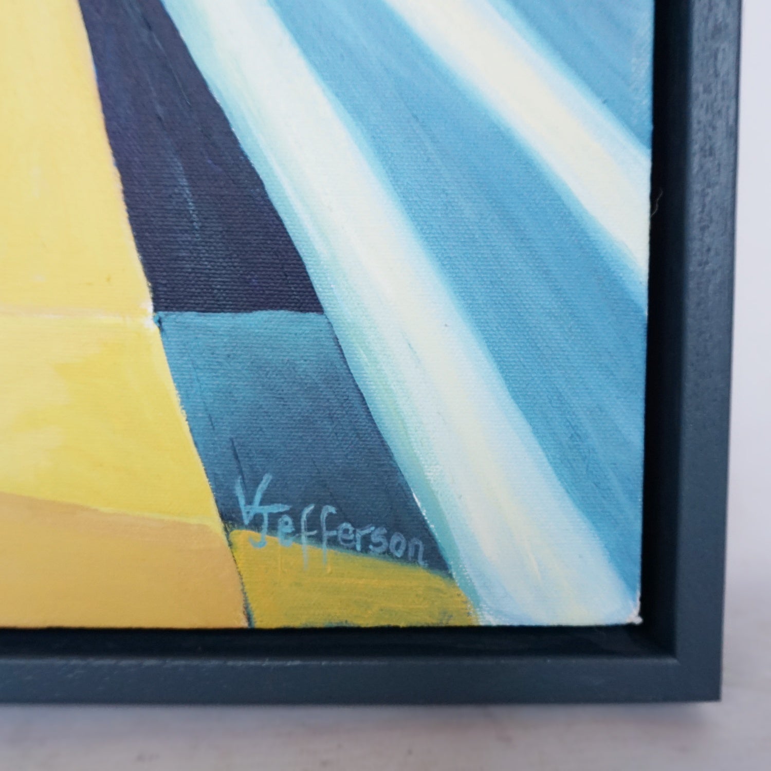 Vera Jefferson 'Swirling Doves' a Contemporary Oil on Canvas Art Deco Style Paintings - Jeroen Markies Art Deco 