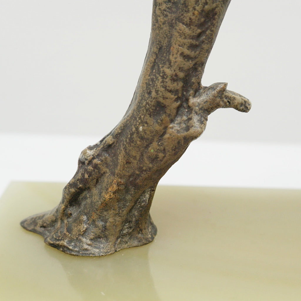 Art Deco Cold Painted Bronze Sculpture of Budgerigars - Jeroen Markies Art Deco