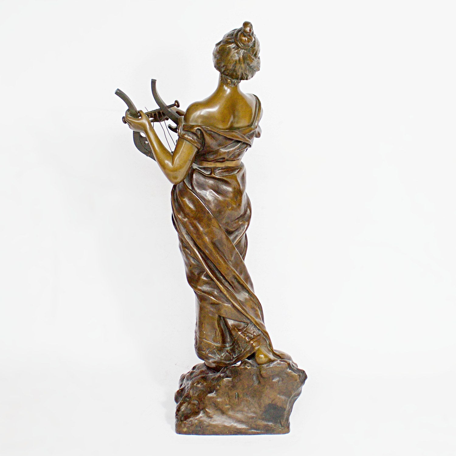 Art Nouveau Bronze Sculpture 'Sapho' by Emmanuel Villanis Jeroen Markies Art Deco 
