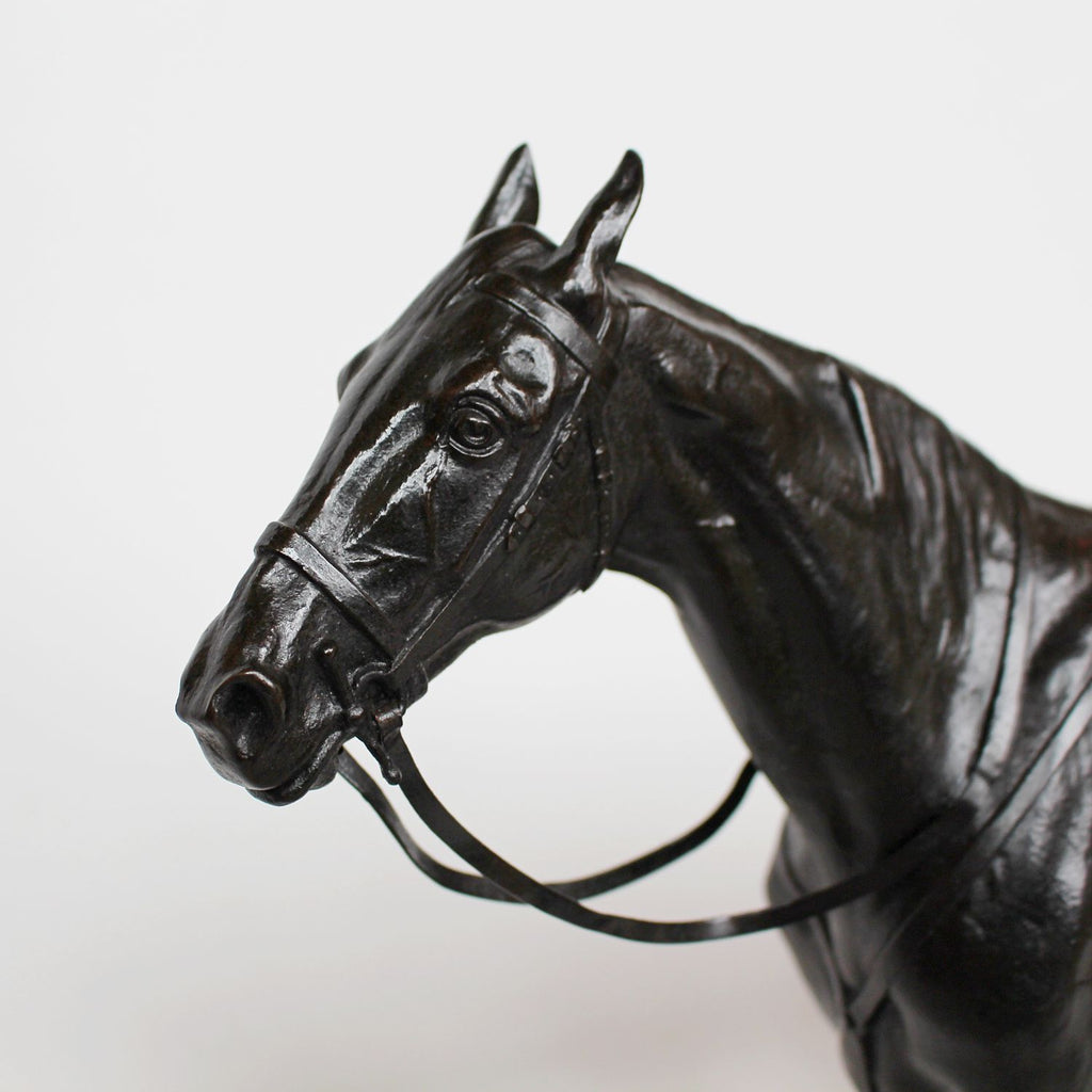 John Willis Good The Tired Hunter bronze sculpture circa 1875