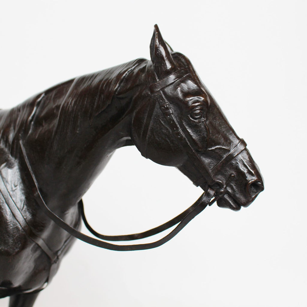 John Willis Good The Tired Hunter bronze sculpture circa 1875