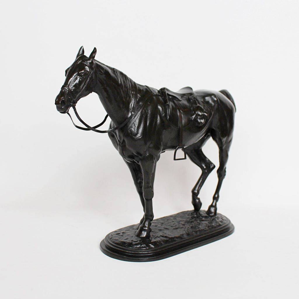 John Willis Good The Tired Hunter bronze sculpture circa 1875