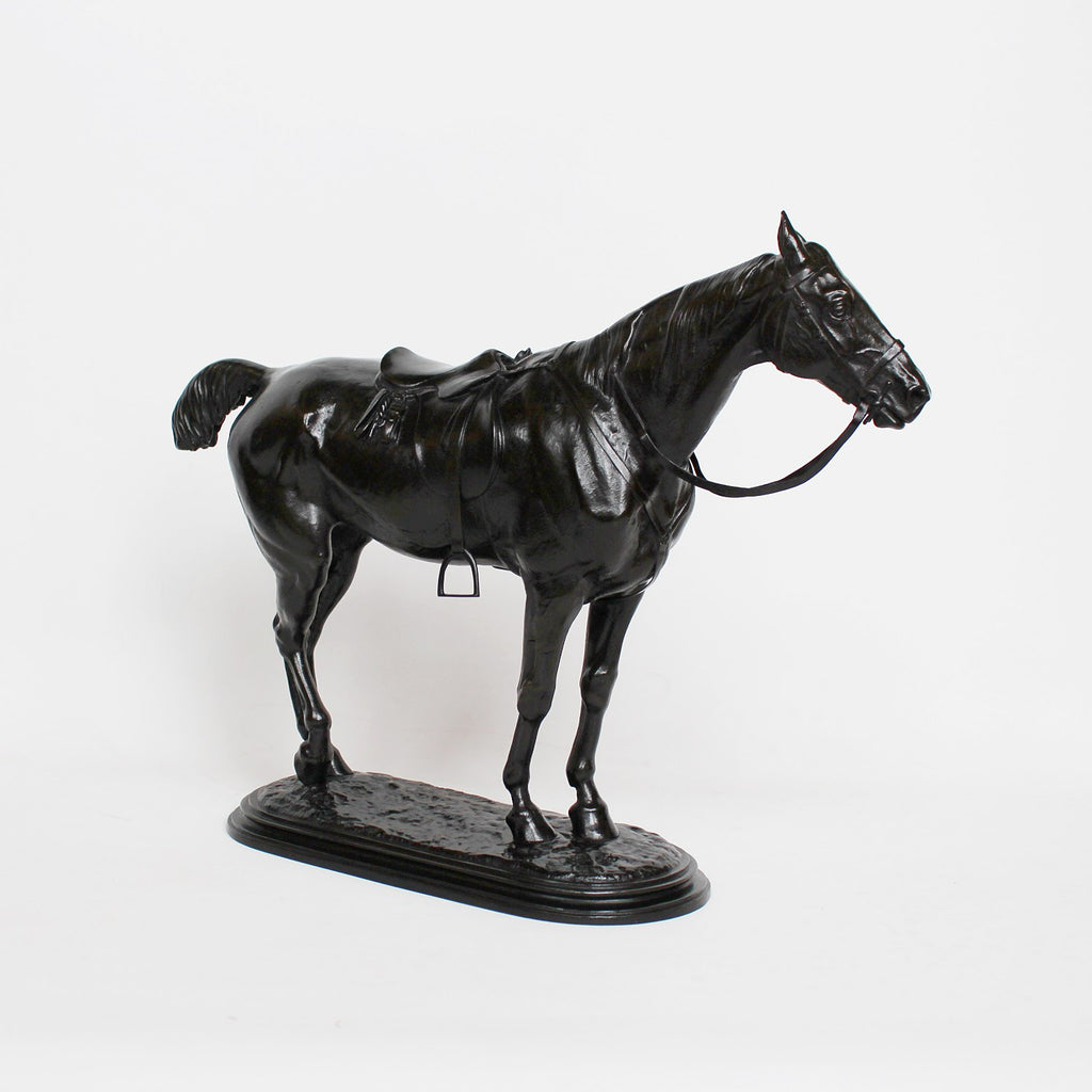 John Willis Good The Tired Hunter bronze sculpture circa 1875