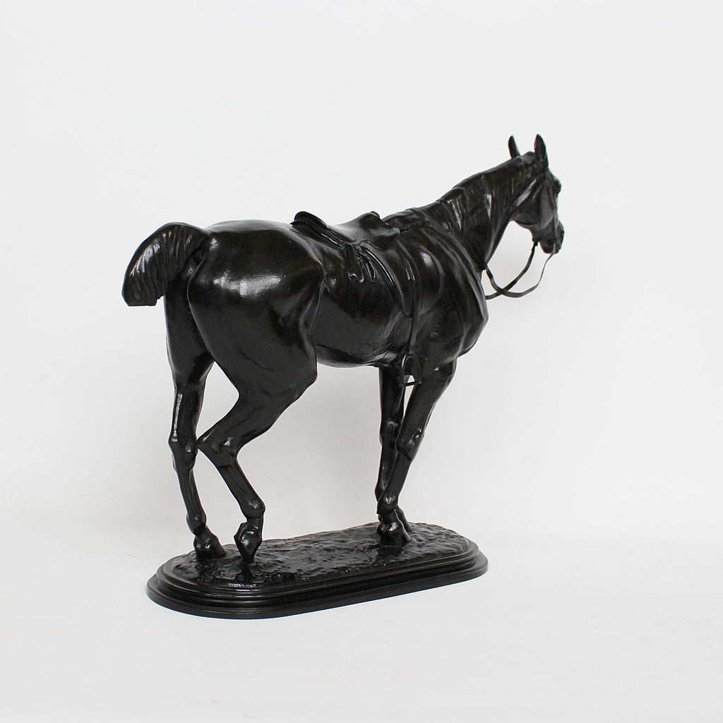 John Willis Good The Tired Hunter bronze sculpture circa 1875