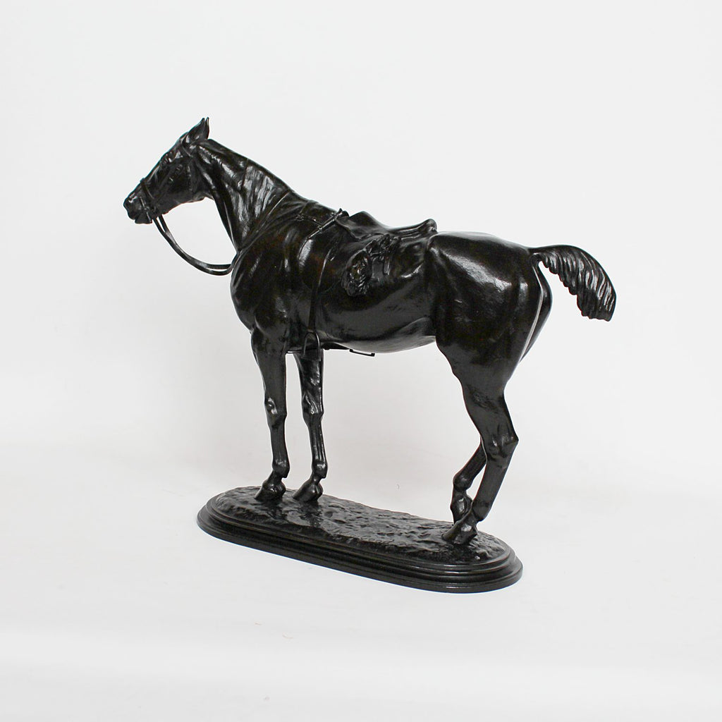 John Willis Good The Tired Hunter bronze sculpture circa 1875