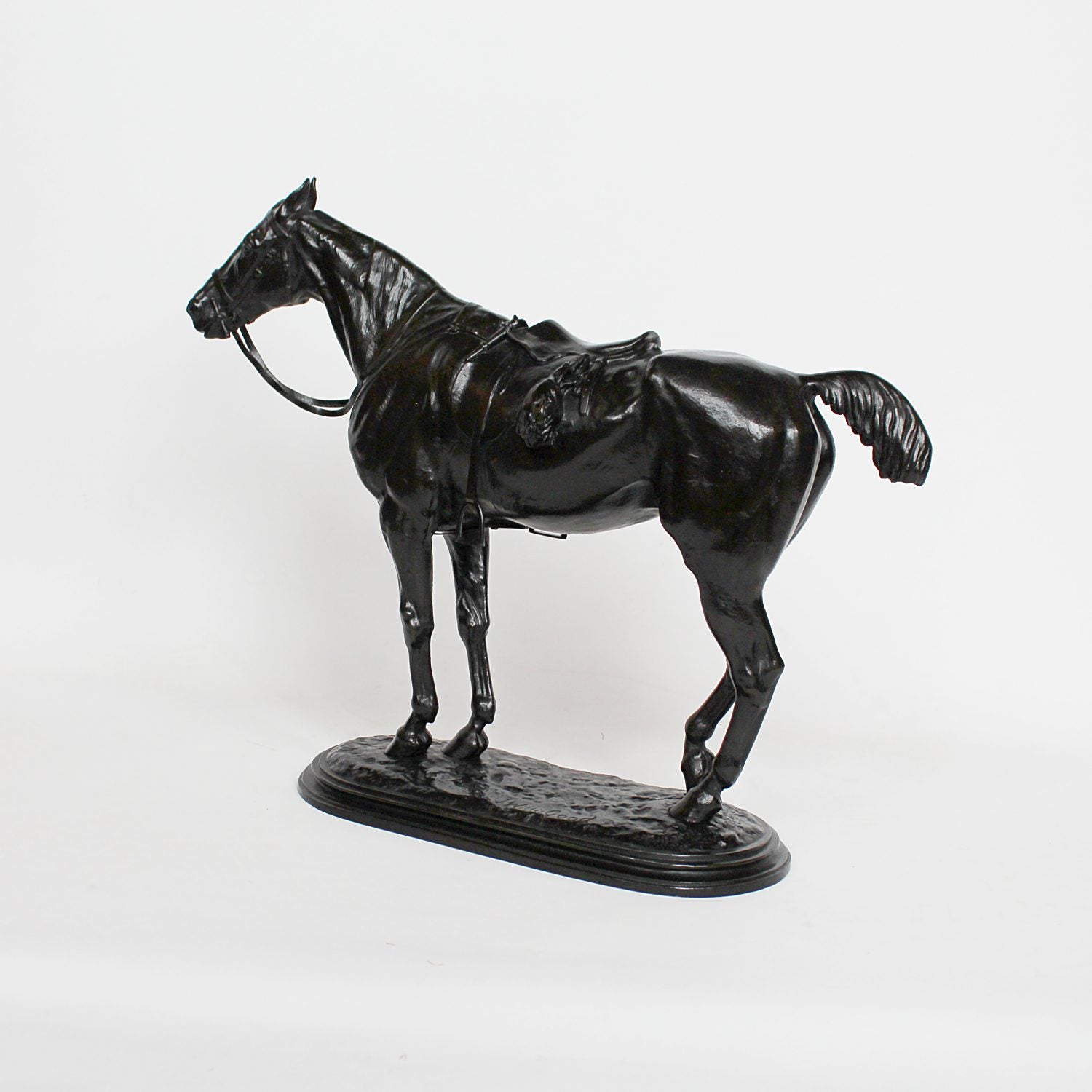 John Willis Good The Tired Hunter bronze sculpture circa 1875