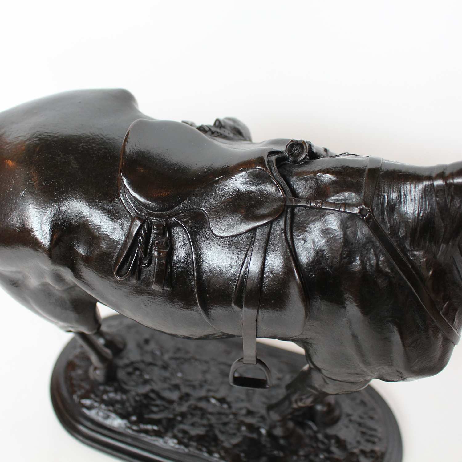 John Willis Good The Tired Hunter bronze sculpture circa 1875