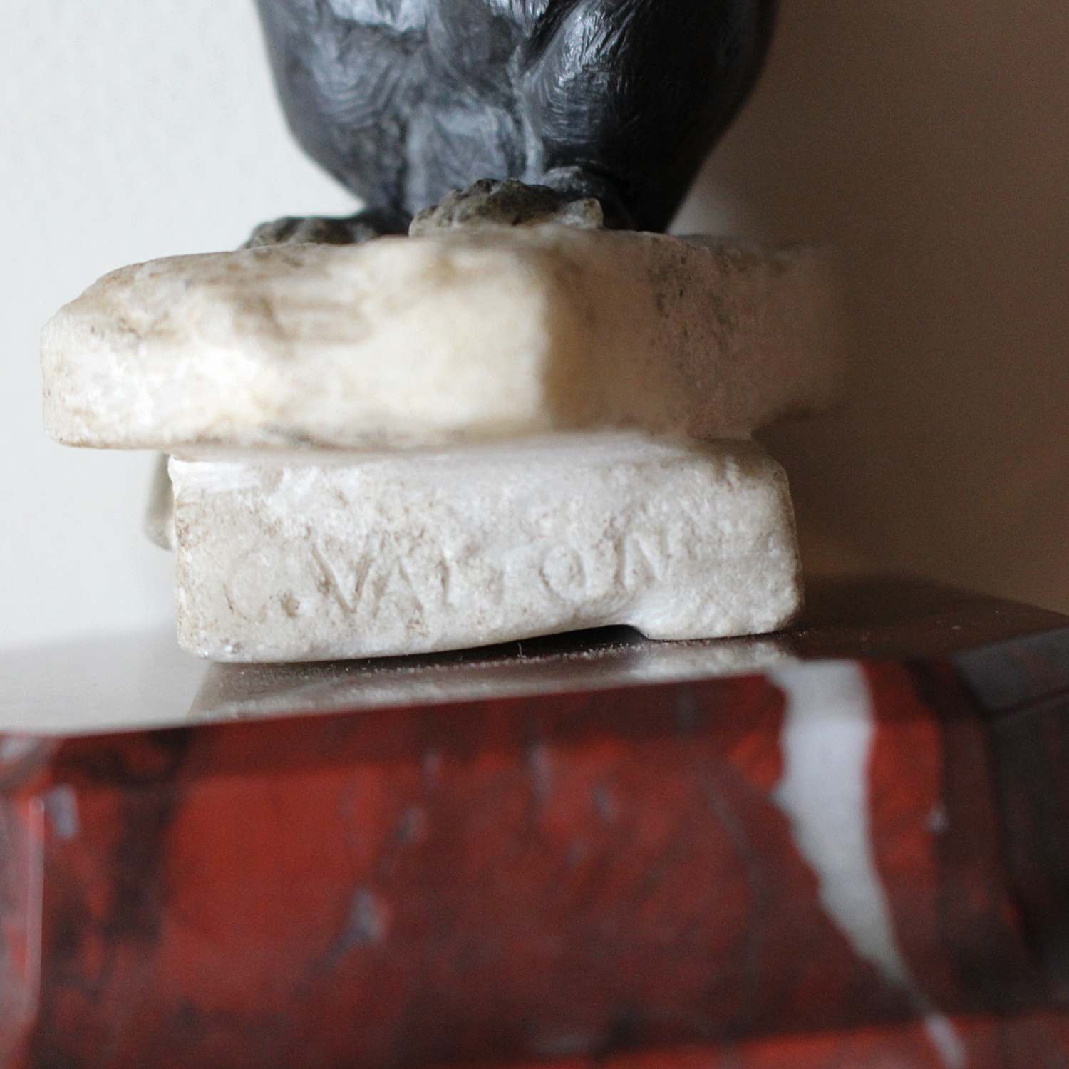 Charles Valton alabaster mouse