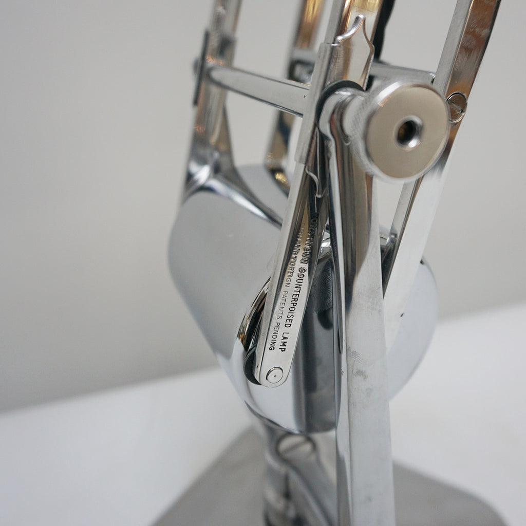 Hadrill & Horstmann Counterposie Barrell Lamp - Circa 1950 - Polished Chrome Lamp- Jeroen Markies Art Deco