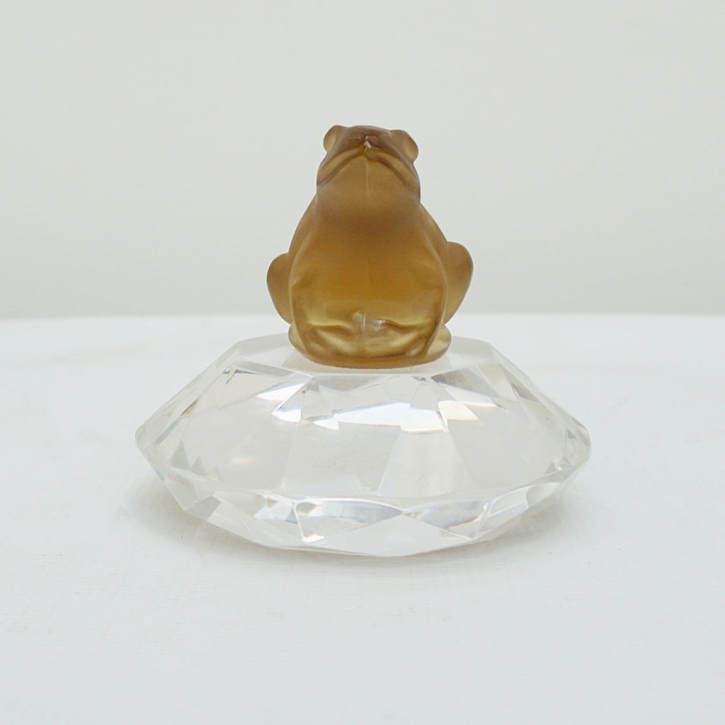 Mid-Century Czech Frog Glass Paperweight - Circa 1950 - Jeroen Markies Art Deco