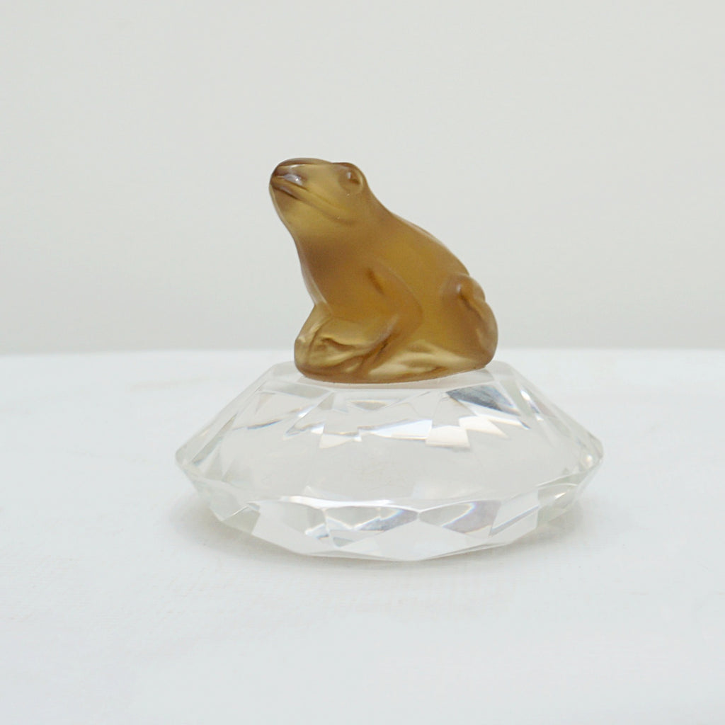 Mid-Century Czech Frog Glass Paperweight - Circa 1950 - Jeroen Markies Art Deco