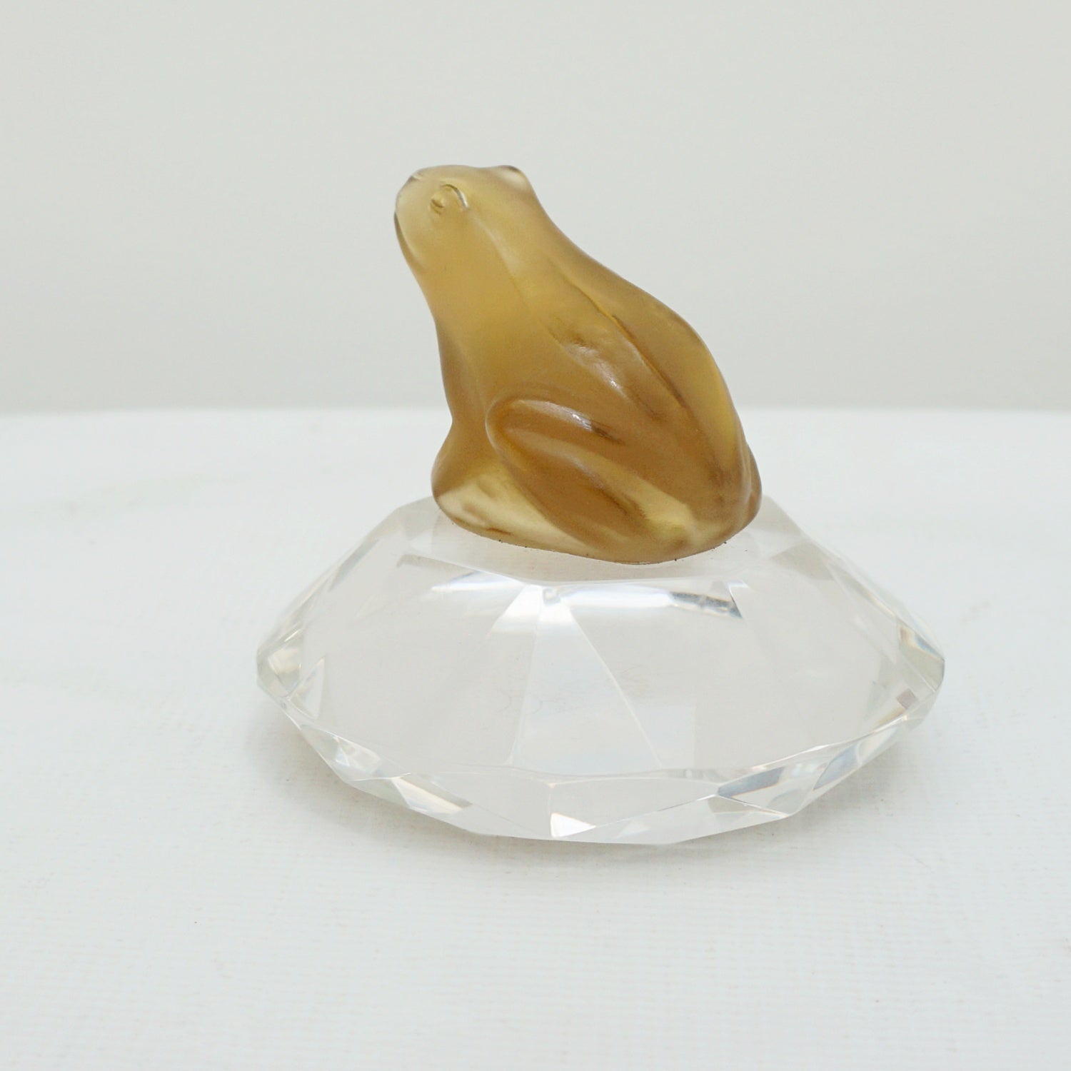 Mid-Century Czech Frog Glass Paperweight - Circa 1950 - Jeroen Markies Art Deco