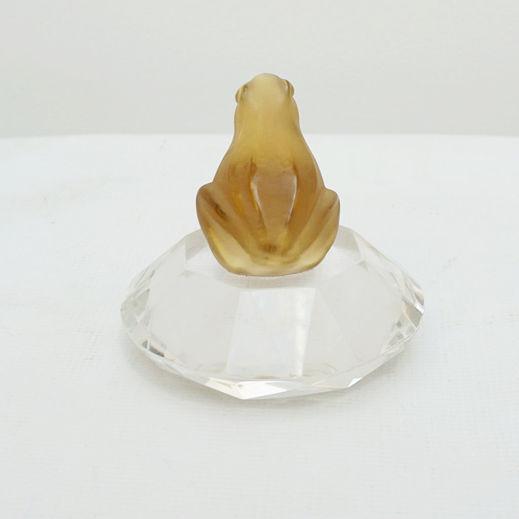 Mid-Century Czech Frog Glass Paperweight - Circa 1950 - Jeroen Markies Art Deco