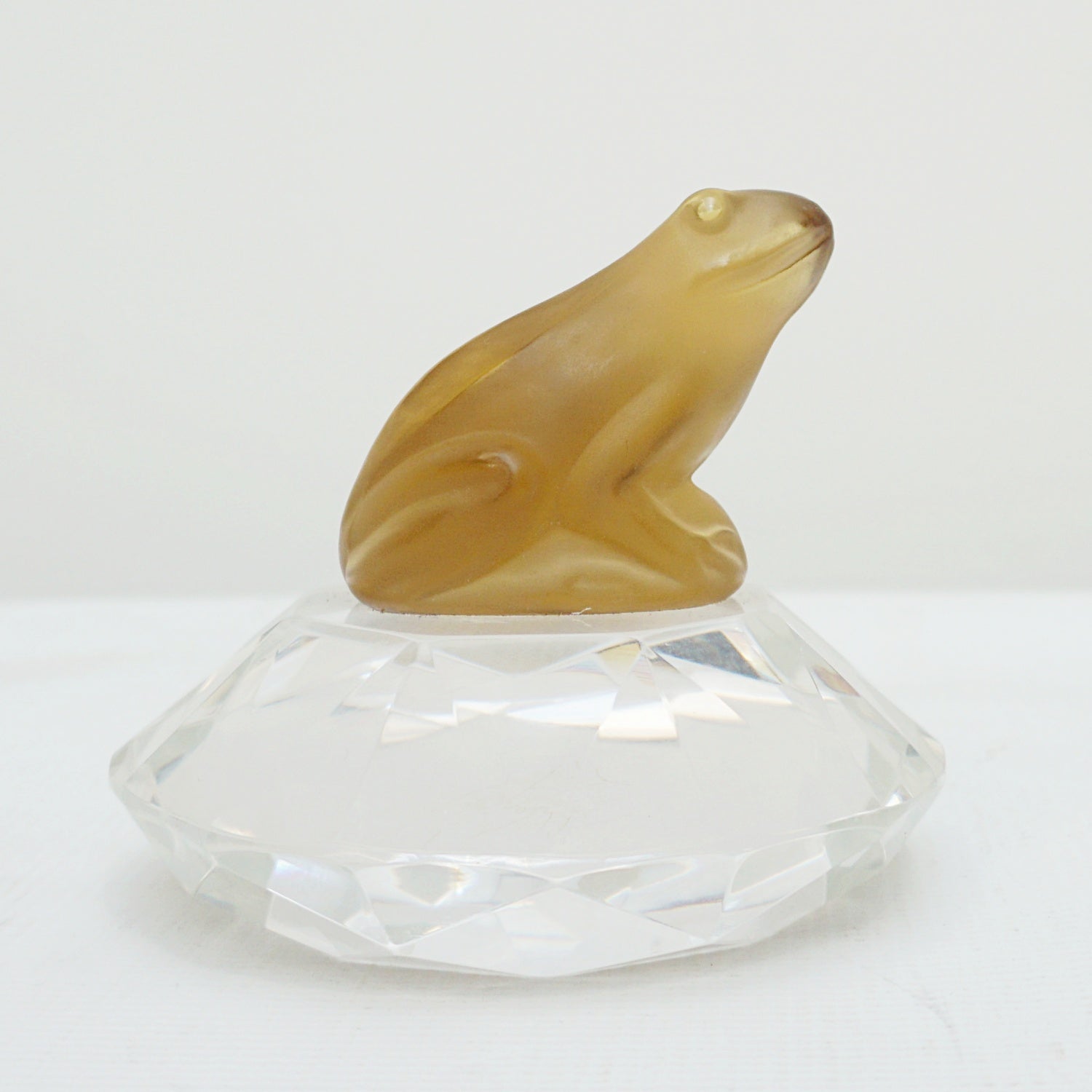 Mid-Century Czech Frog Glass Paperweight - Circa 1950 - Jeroen Markies Art Deco