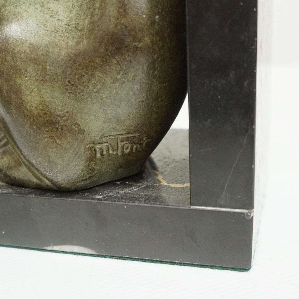 Art Deco Bookends - Polar Bears - 1930's - French - Jeroen Markies Art Deco Furniture