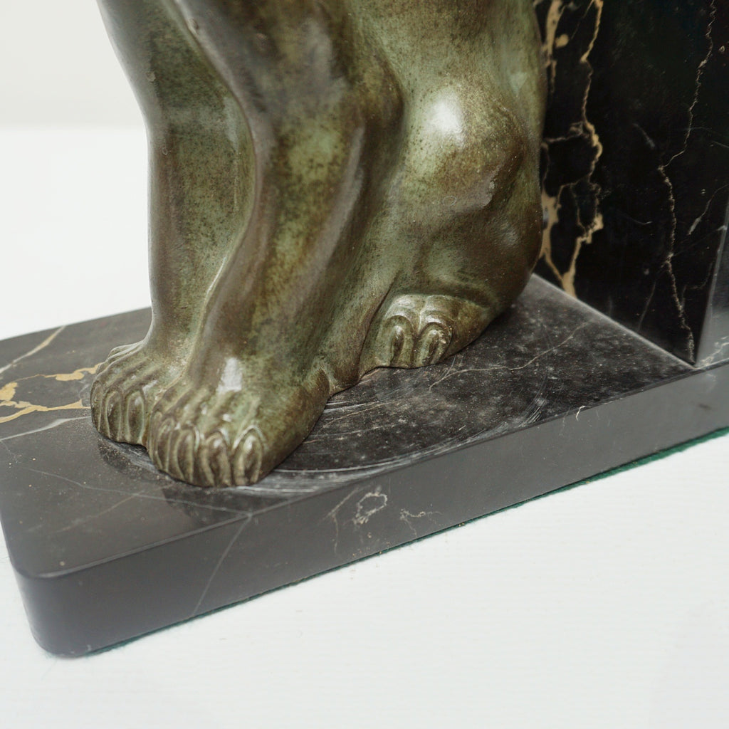 Art Deco Bookends - Polar Bears - 1930's - French - Jeroen Markies Art Deco Furniture