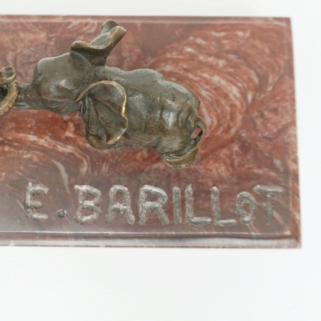 Contemporary Bronze Sculpture of a Herd of Elephants - Jeroen Markies Art Deco