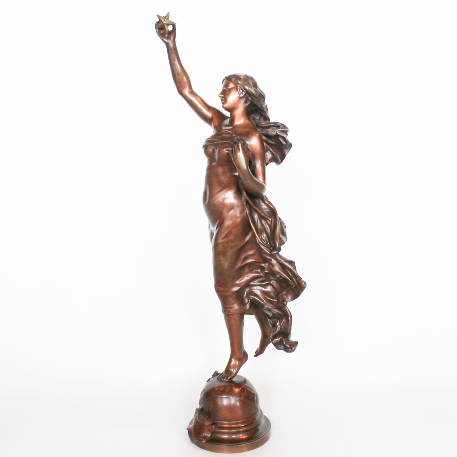 L'Etoile du Matin - Adrien Etienne Gaudez - Art deco bronze sculpture - Jeroen Markies Art Deco