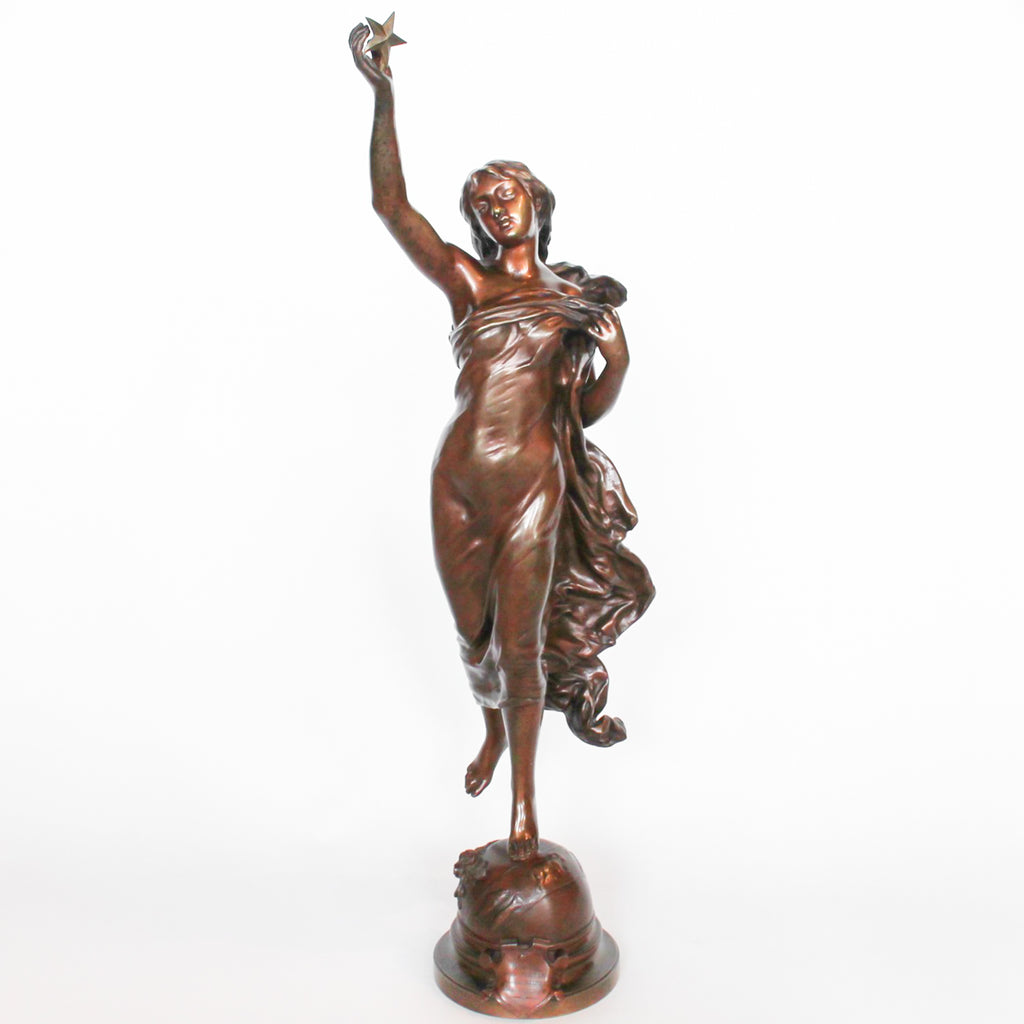 L'Etoile du Matin - Adrien Etienne Gaudez - Art deco bronze sculpture - Jeroen Markies Art Deco