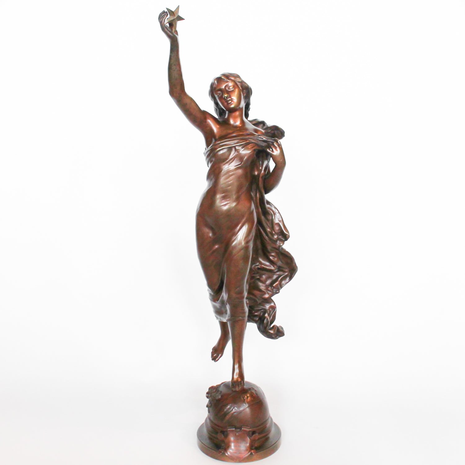 L'Etoile du Matin - Adrien Etienne Gaudez - Art deco bronze sculpture - Jeroen Markies Art Deco