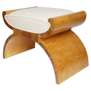 Art Deco X-Framed Stool