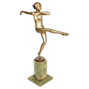 High Kick an Art Deco Bronze Sculpture