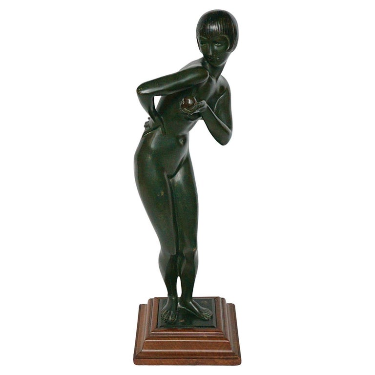English Art Deco Bronze Sculpture 'Eve' - Jeroen Markies Art Deco