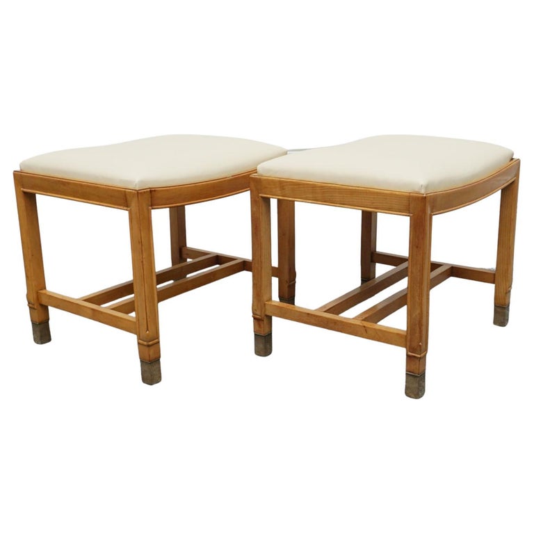 Pair of Art Deco Stools