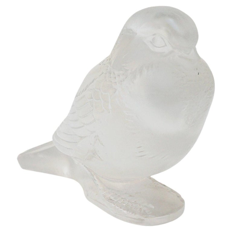 Moineau Fier - René Lalique Glass - Lalique Paperweight - Jeroen Markies Art Deco Furniture