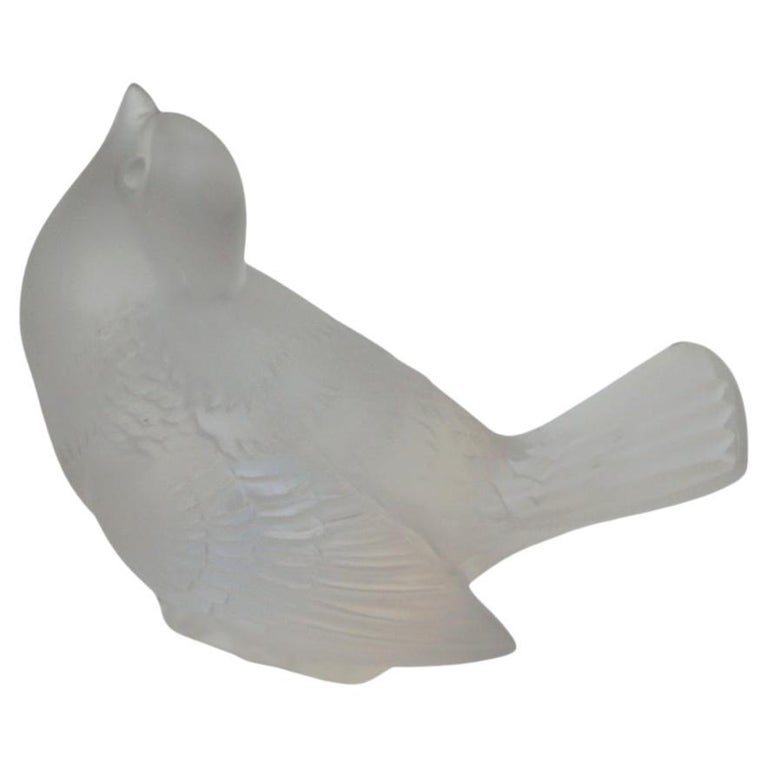 Moineau Moqueur - René Lalique Glass - Lalique Paperweight - Jeroen Markies Art Deco Furniture