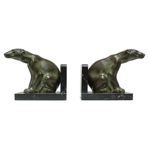 Art Deco Polar Bear Bookends