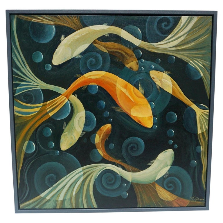 Contemporary Oil on Canvas Painting by Vera Jefferson - Jeroen Markies Art Deco