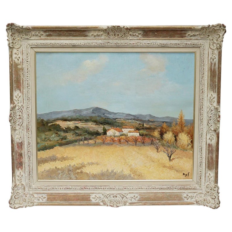 'Champs de Ble' Marcel Dyr Original Painting - Jeroen Markies Art Deco
