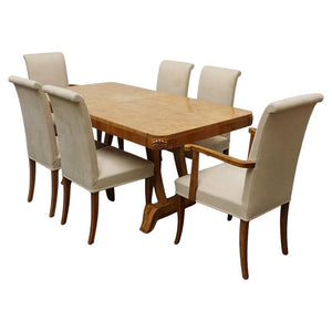 Art Deco Six Seat Dining Suite