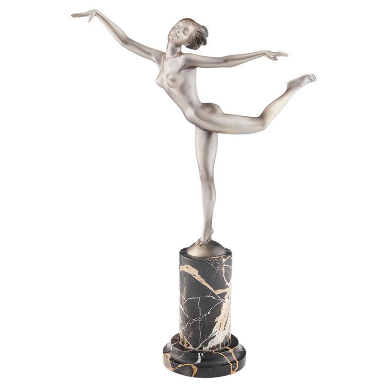Josef Lorenzl Original Bronze Sculpture Circa 1930 - Jeroen Markies Art Deco