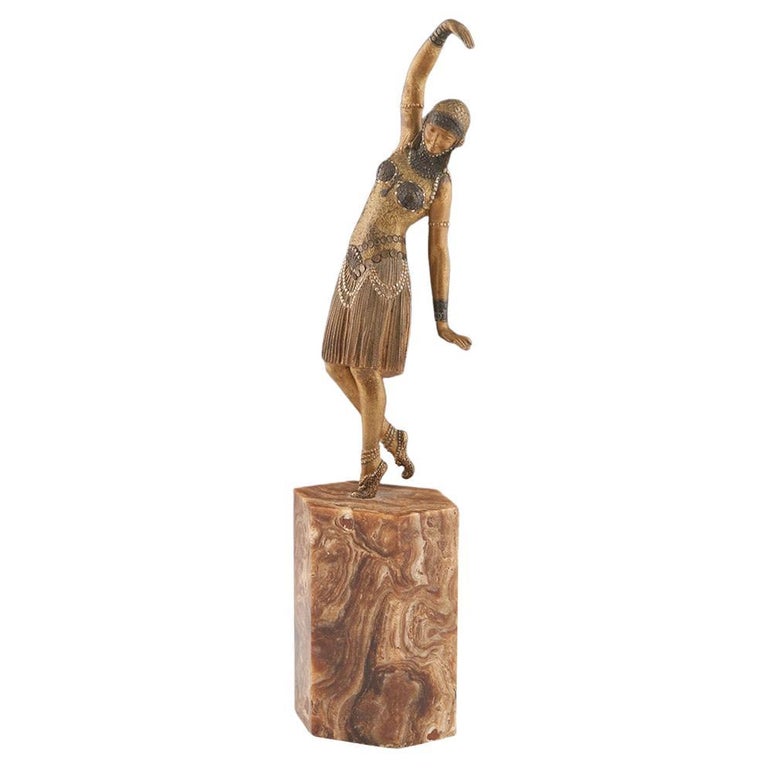 'Dancer of Lebanon' Demetre Chiparus Bronze Sculpture French Circa 1925 - Jeroen Markies Art Deco