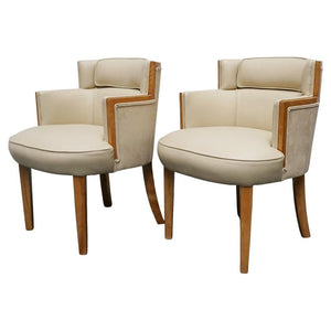 Pair of Bankers Armchairs